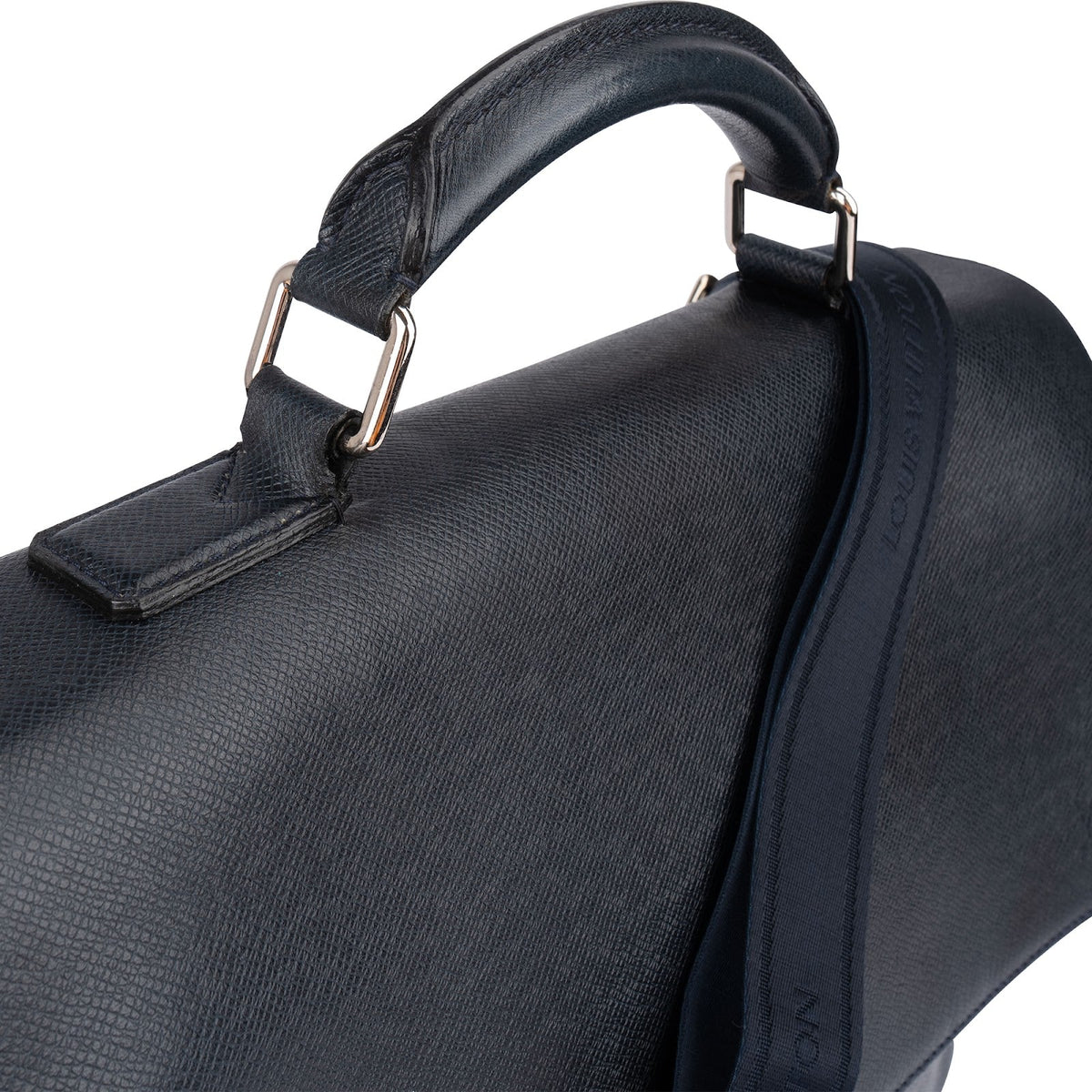 Maletín de negocios Louis Vuitton Anton en piel Taiga