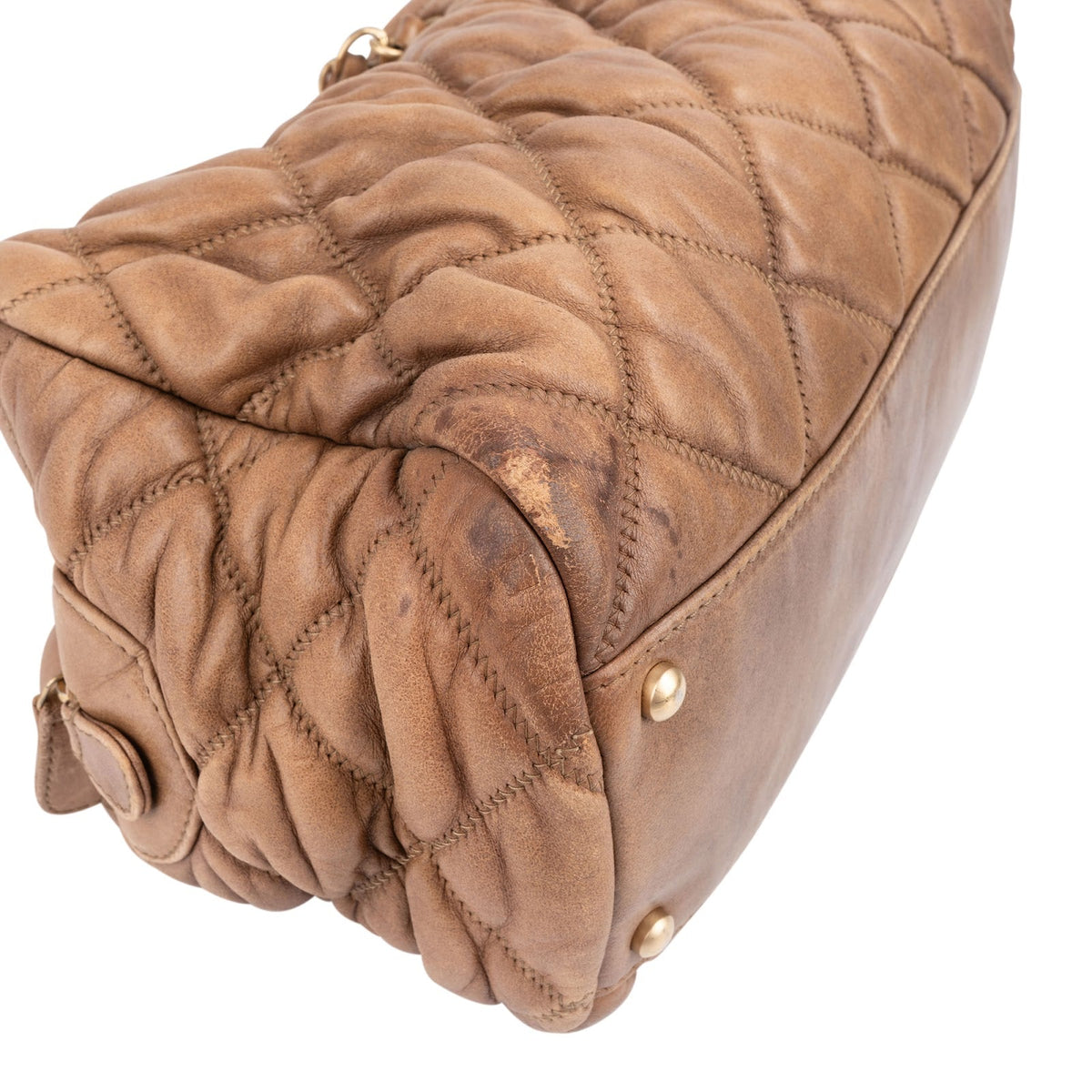 Chanel Bubble Quilt CC Bowler aus Lammleder – Ansicht 8
