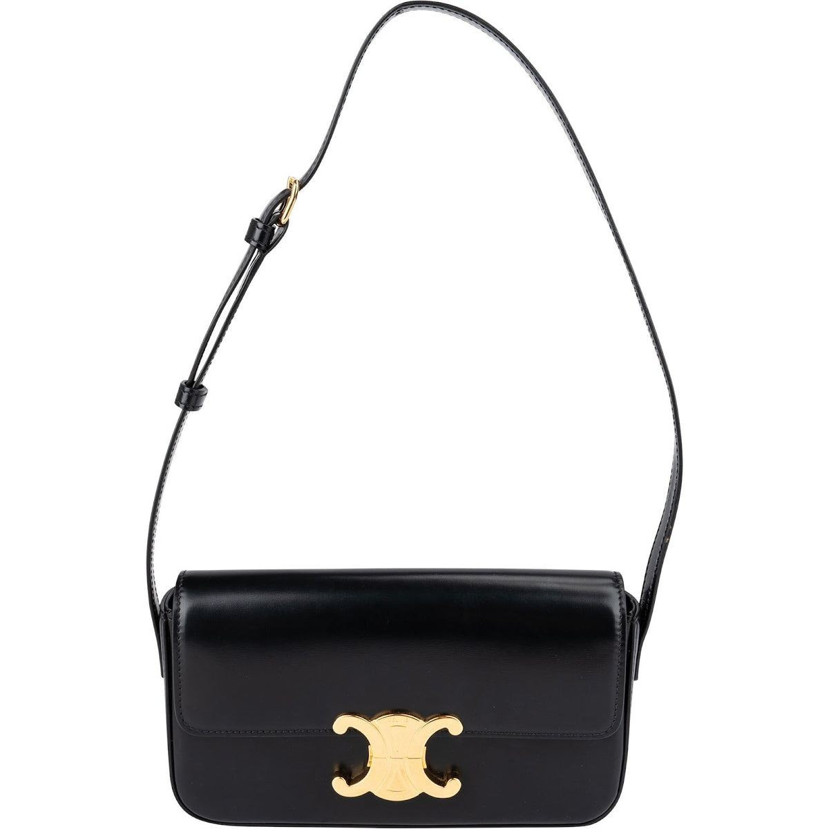 Celine Shiny Smooth Teen Triomphe Schultertasche, Bild 2 von 10
