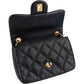 Chanel Quilted Lambskin Heart Charms Mini Rectangular Single Flap Crossbody Tas