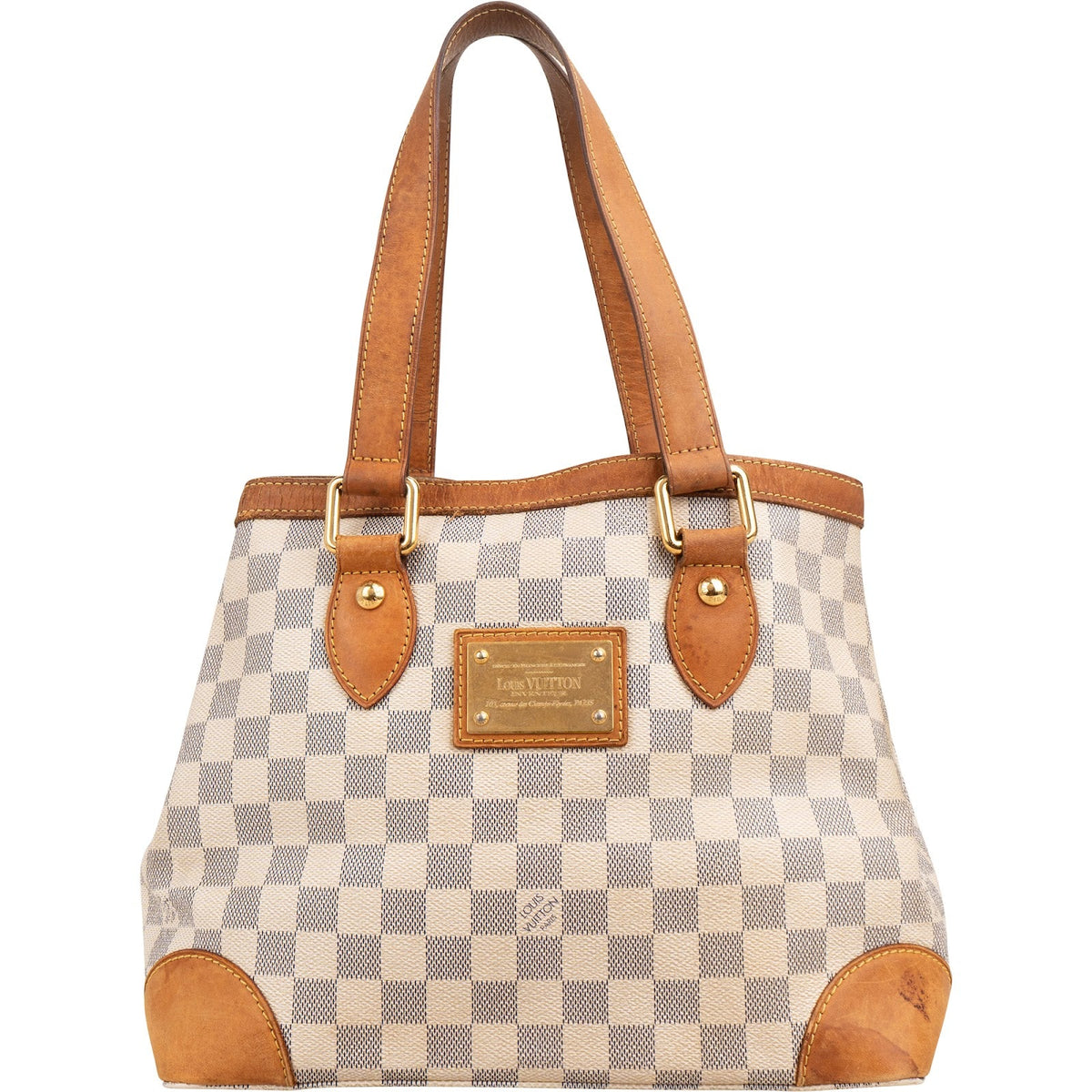Louis Vuitton Monogram Damier Azur Canvas Hampstead PM Shoulder Bag