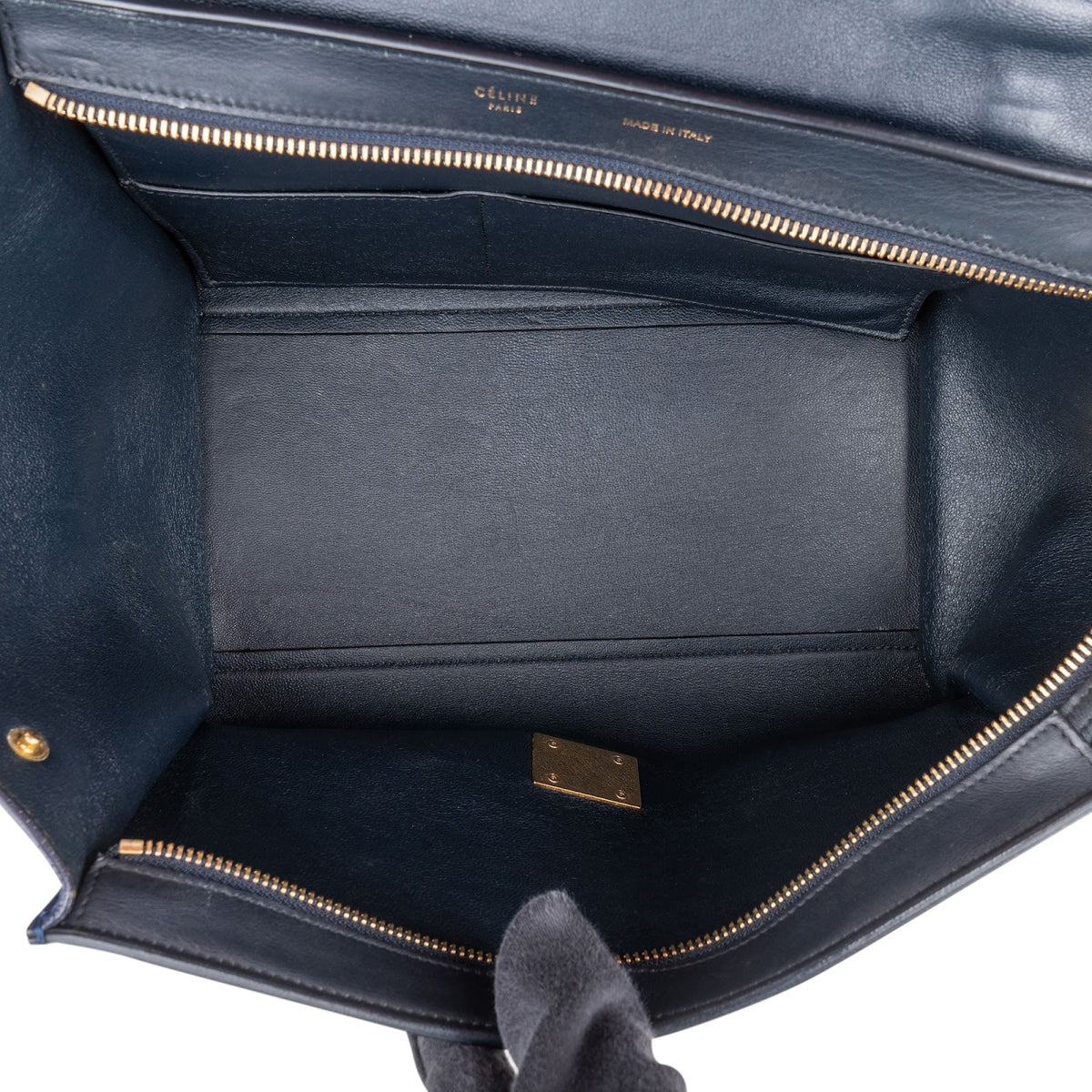 Borsa a mano Trapeze Céline in pelle scamosciata bicolore