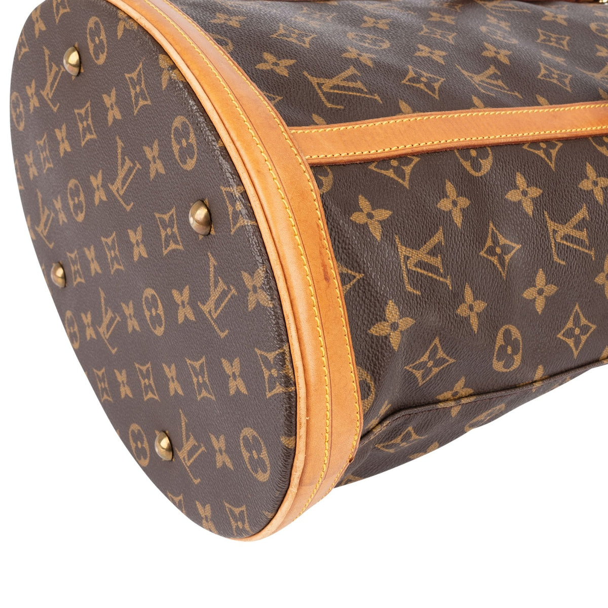 Bolso de hombro Louis Vuitton Monogram Canvas Bucket GM
