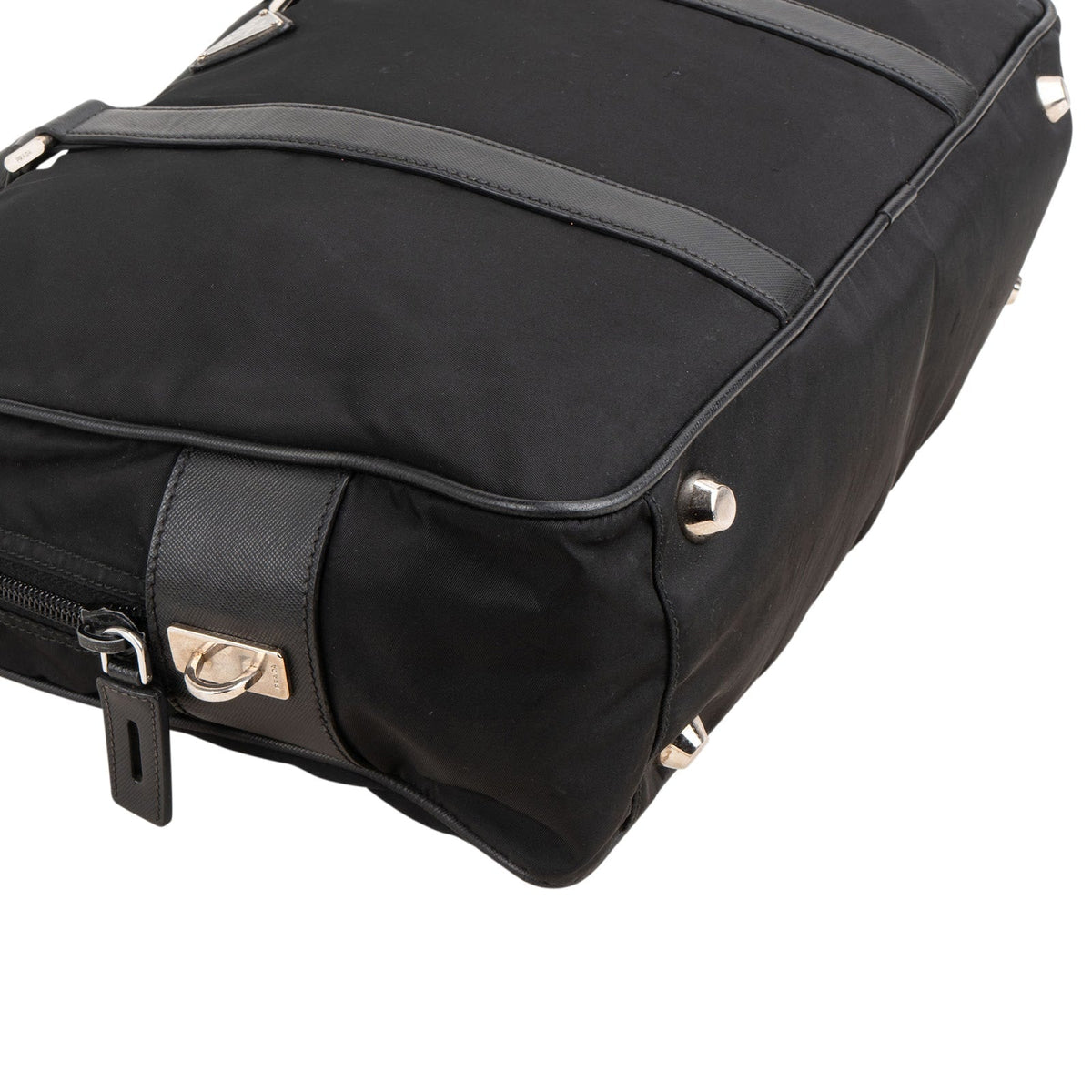 Prada Tessuto Saffiano Leder Triangle Aktentasche, Bild 7 von 10