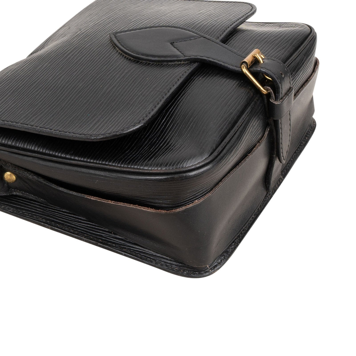 Louis Vuitton Cartouchiere MM aus schwarzem Epi-Leder – Ansicht 6