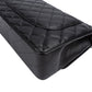 Chanel Quilted Caviar Leather Palladium Jumbo Double Flap Crossbody Bag