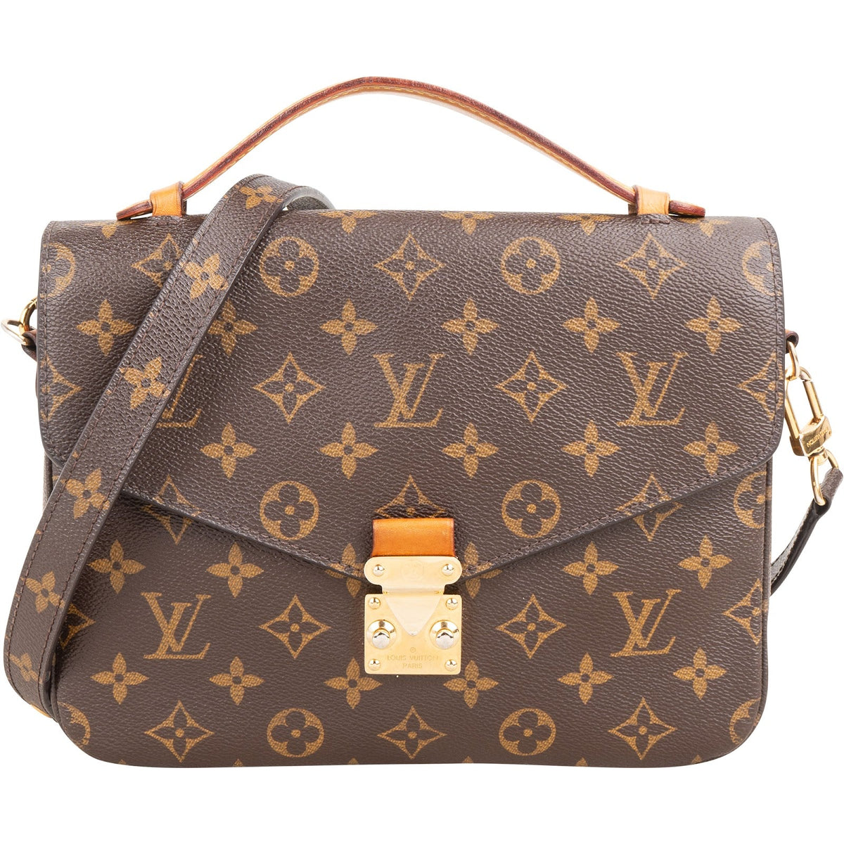 Louis Vuitton Monogram Canvas Métis aus Canvas und Vachetta-Leder – Vorderansicht