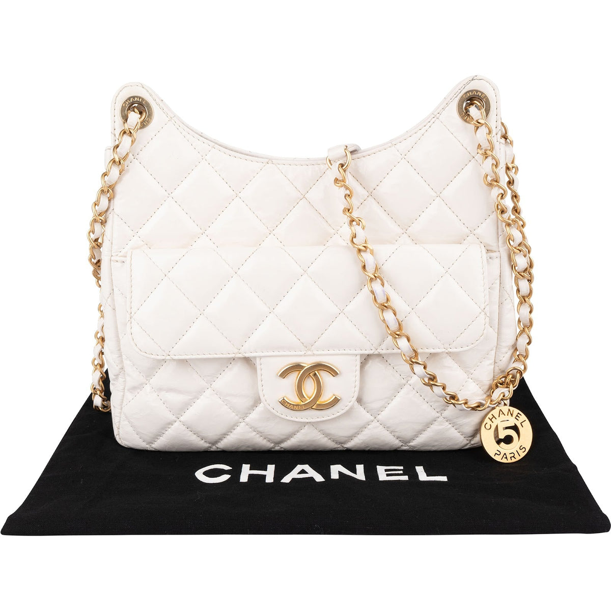 Chanel Leder Small Wavy CC Umhängetasche, Bild 2 von 13