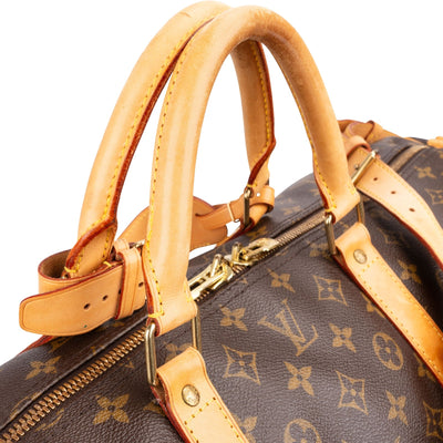 Louis Vuitton Monogram Canvas Keepall 60 Bandoulière Travel Bag