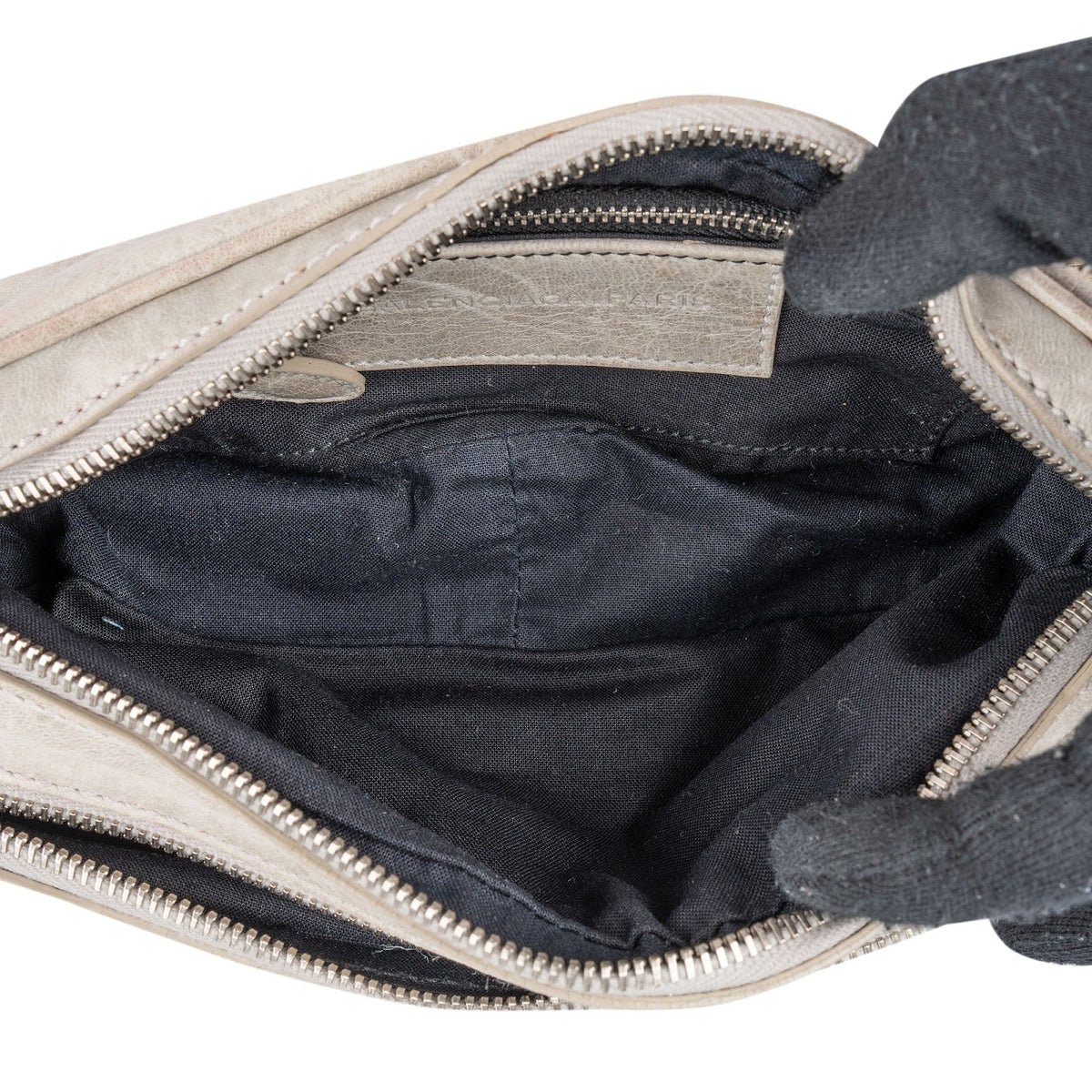 Balenciaga Grau Classic City Double Pocket, Bild 9 von 11