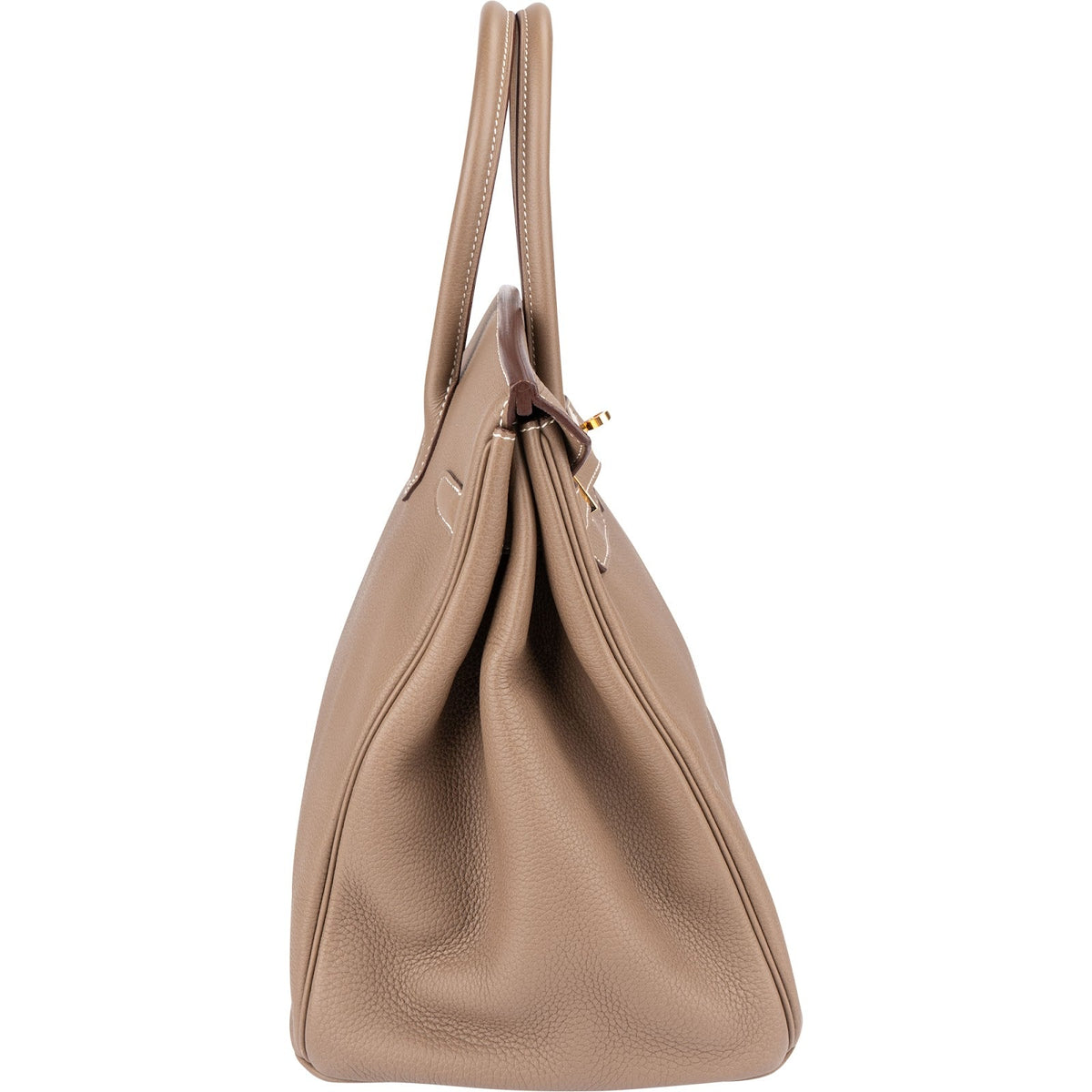 Hermès Taupe Togo Leder Birkin 35 Handtasche (2023), Bild 5 von 16