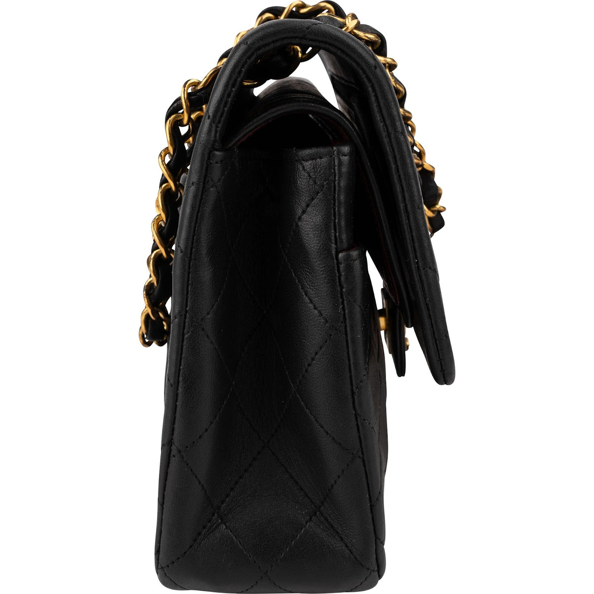 Chanel Lammleder Gold Medium Double Flap Schultertasche, Bild 3 von 16