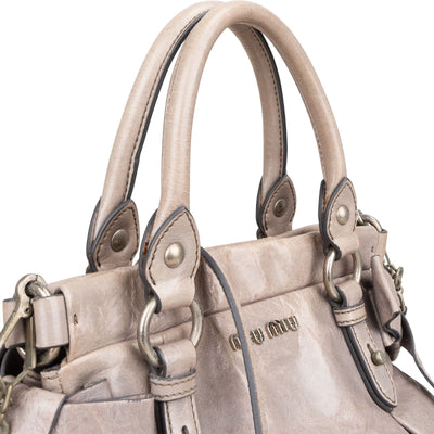 Miu Miu Vitello Lux City Handbag