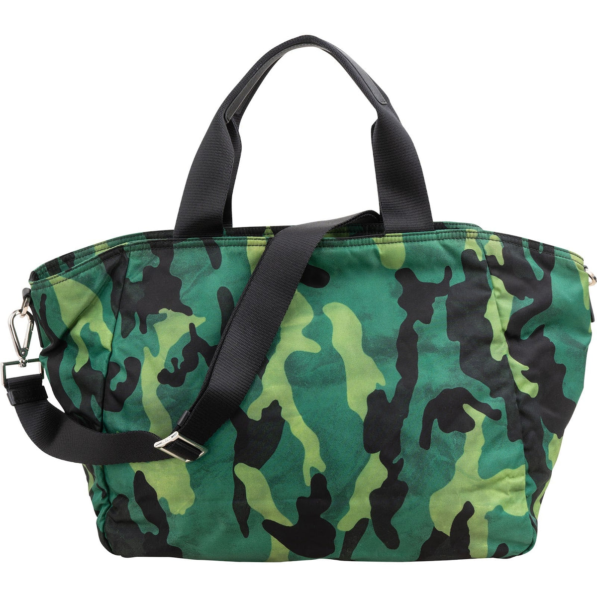 Prada Triangle Tote aus Nylon in Camouflage – Ansicht 4
