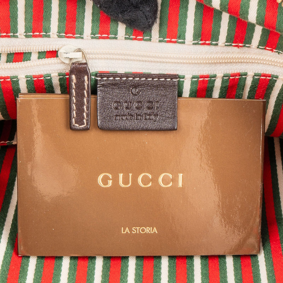Gucci Monogram GG Canvas D-Ring Interlocking GG Tote, Bild 9 von 10