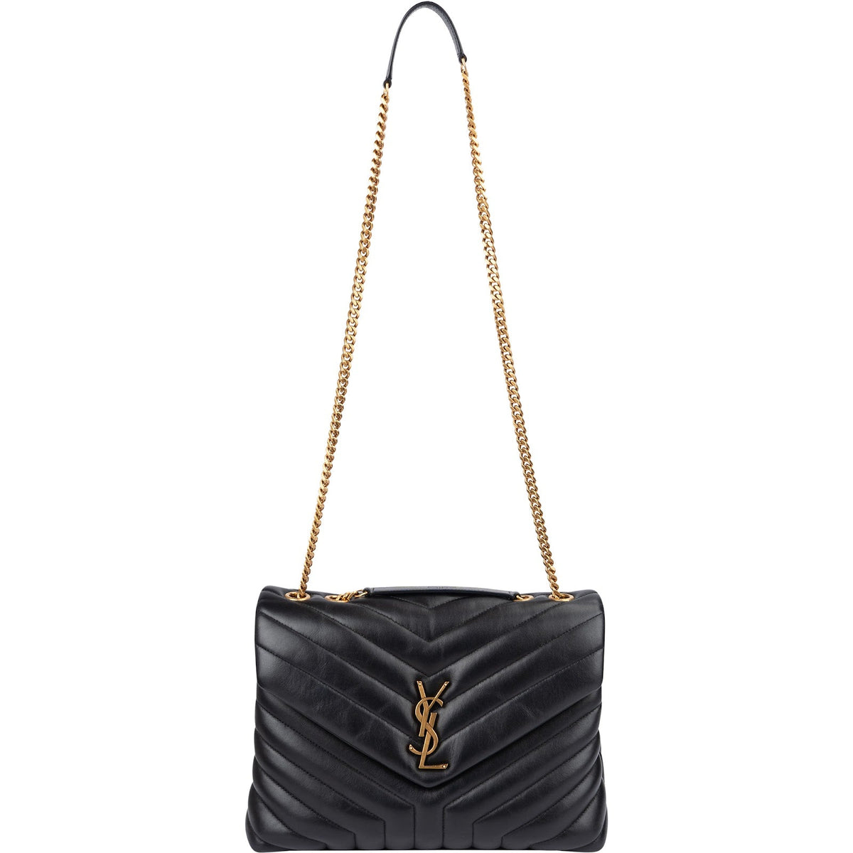 Borsa a tracolla media Loulou Saint Laurent in pelle trapuntata