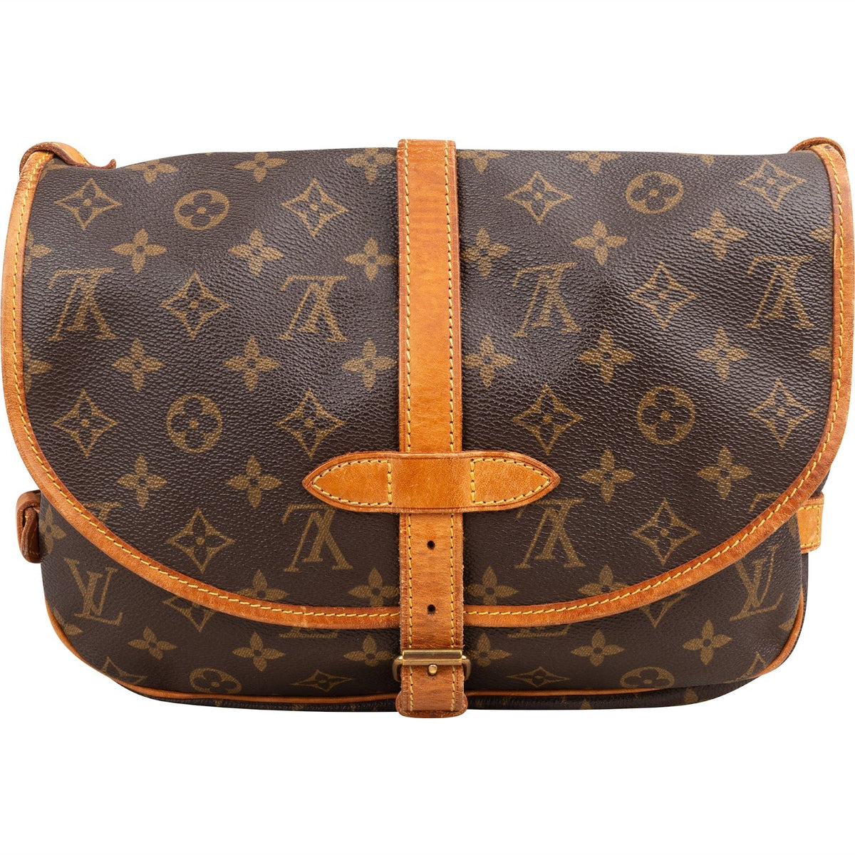 Bolso bandolera Louis Vuitton Monogram Canvas Saumur 30