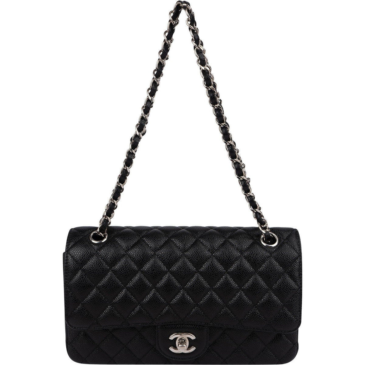 Chanel Caviar Medium Double Flap Schultertasche, Bild 10 von 14