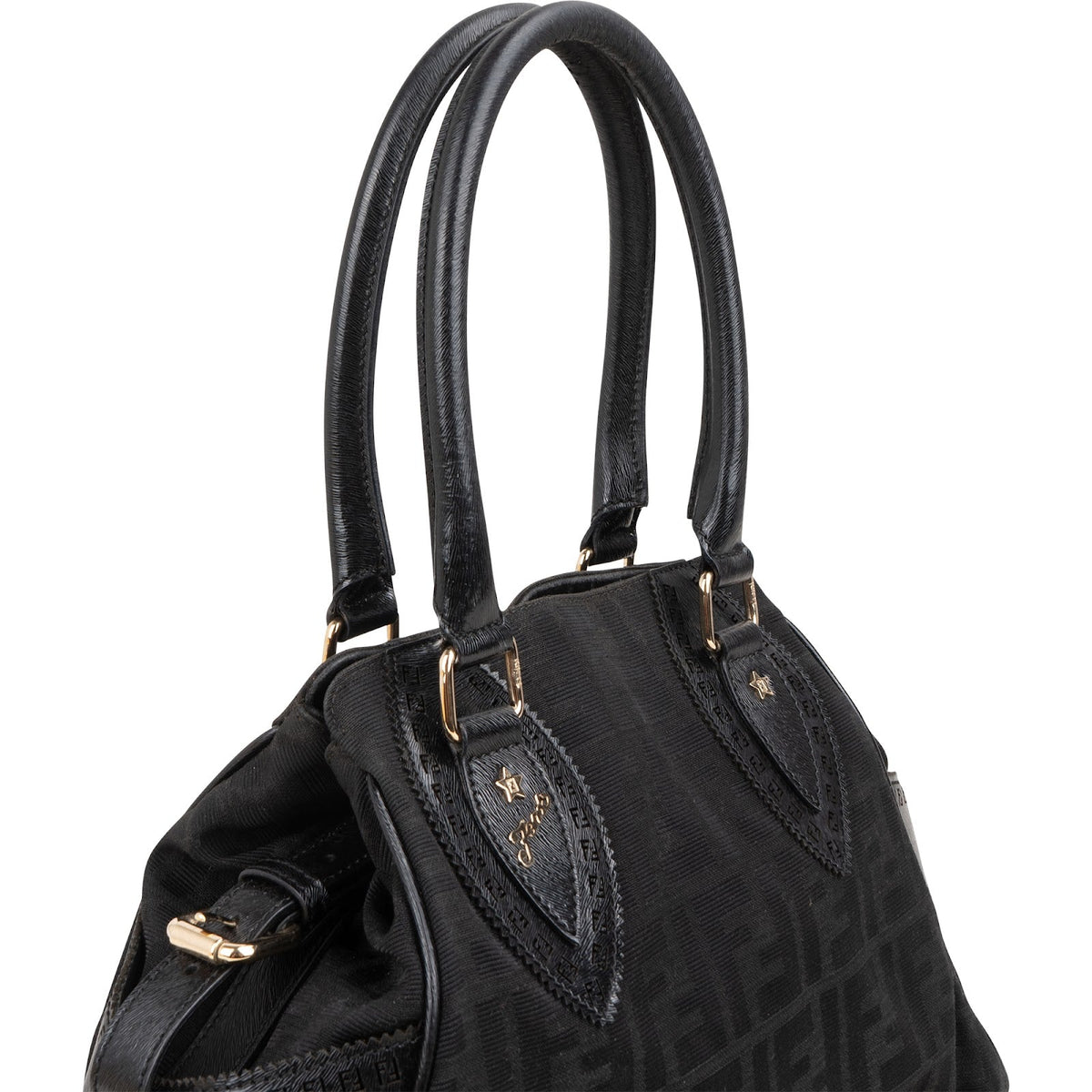 Fendi FF Zucca Canvas Villa Borghese Handtasche, Bild 3 von 11