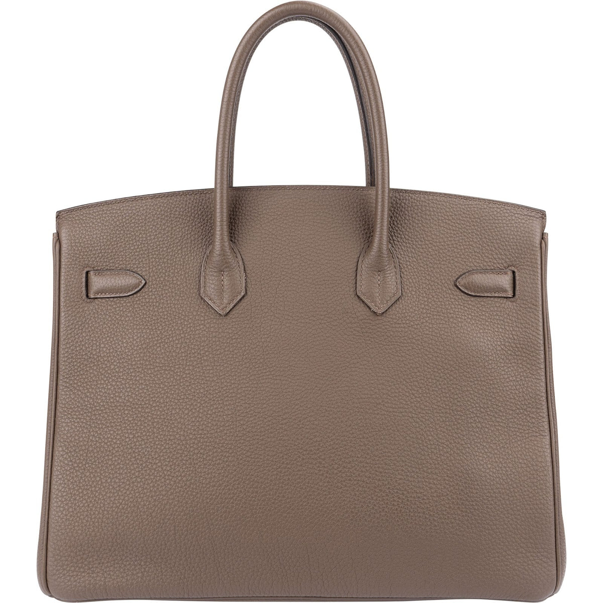 Hermès Birkin 35 handtas van taupekleurig Togo-leer