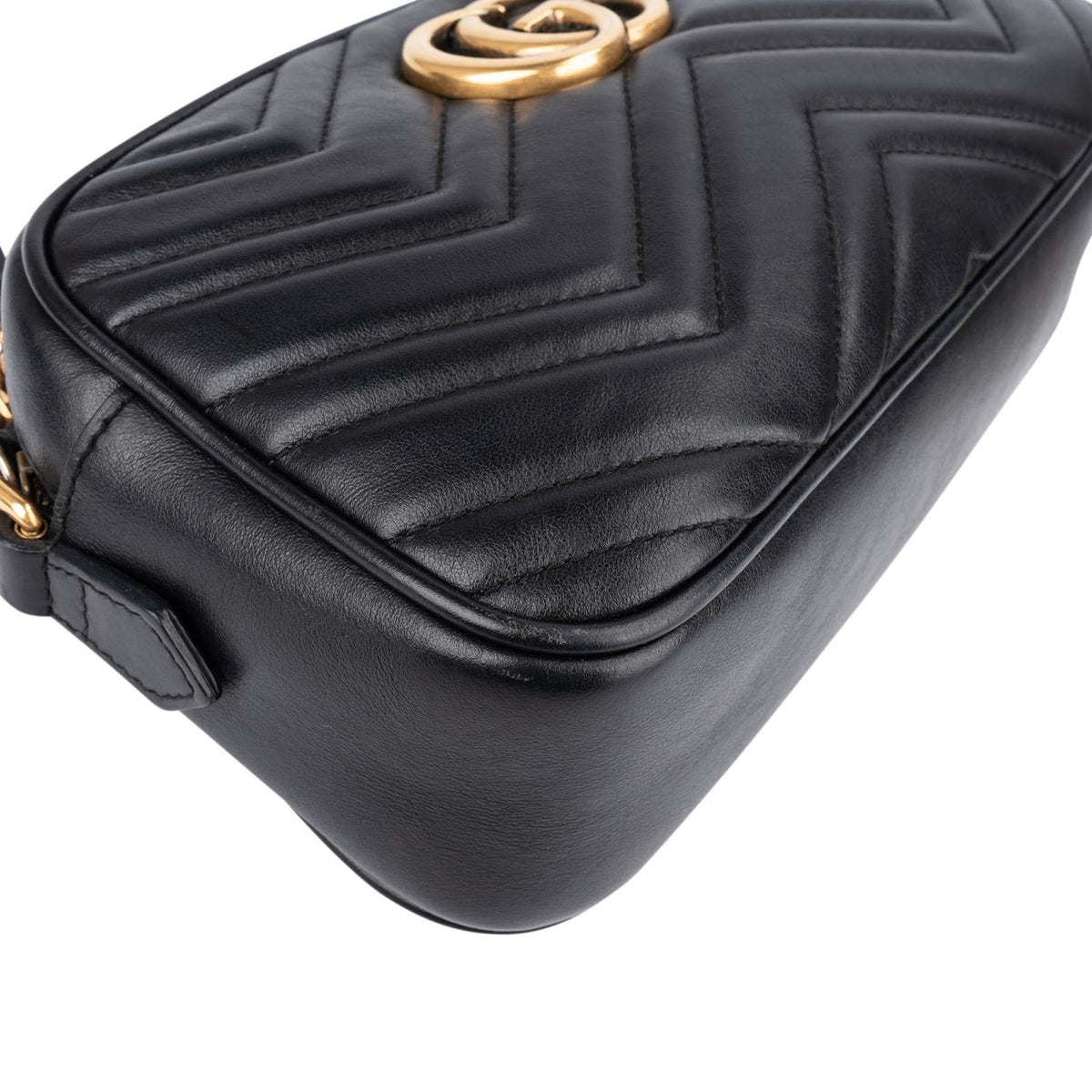 Gucci Matelassé Leder GG Marmont Camera Umhängetasche, Bild 7 von 11