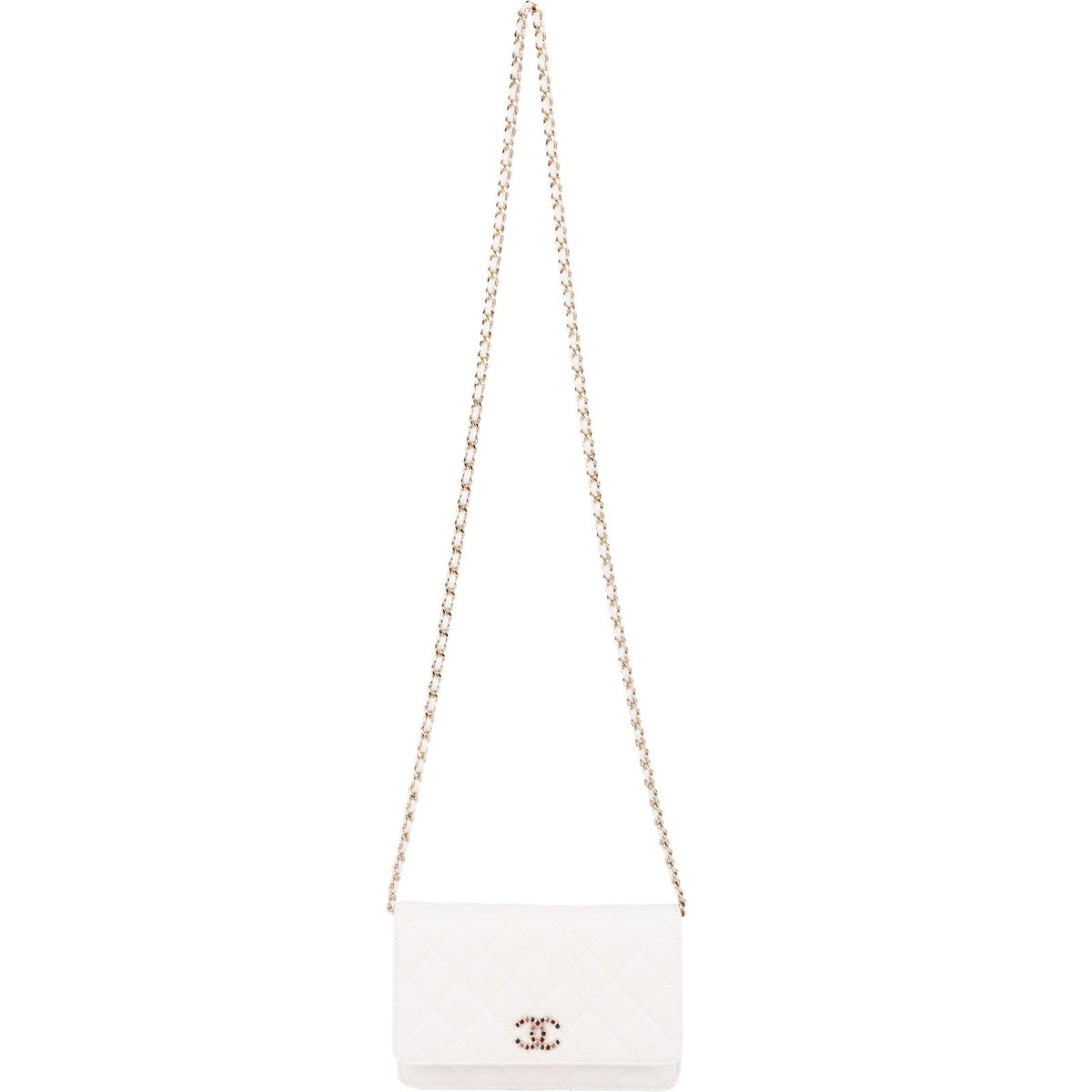Chanel Wuilted Jeweled Wallet on Chain Umhängetasche, Bild 10 von 14