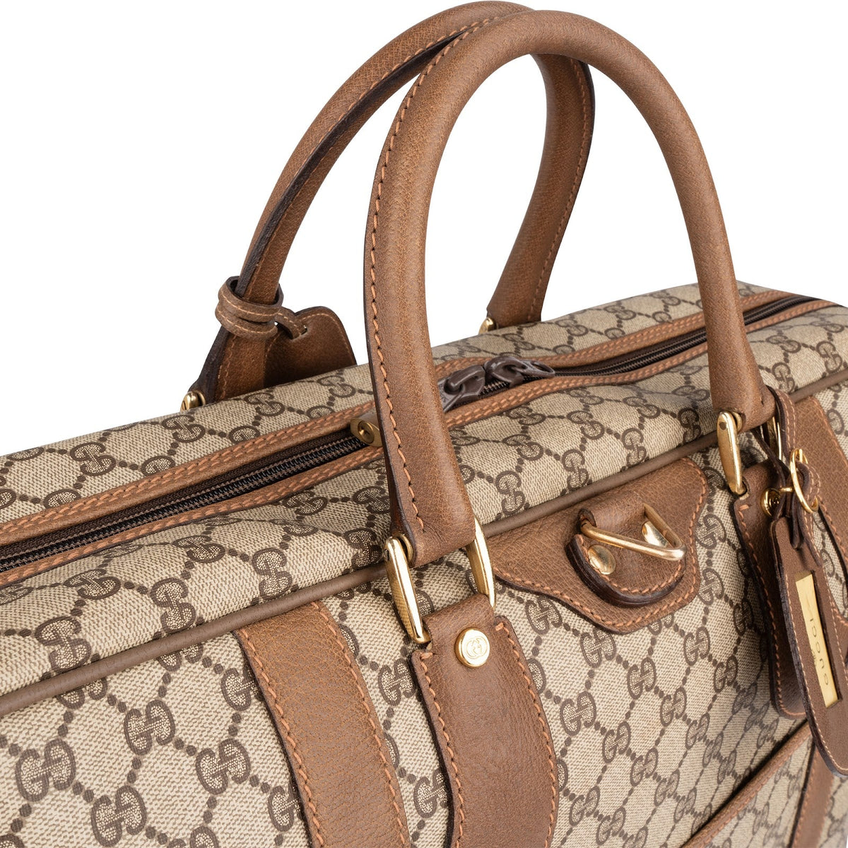 Gucci GG Supreme Vintage Zip Around 55 Reisetasche, Bild 2 von 11