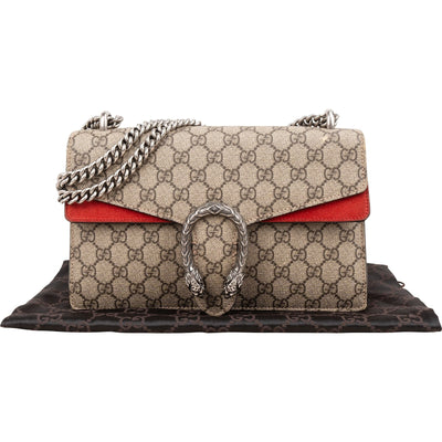 Gucci GG Supreme Canvas Dionysus Shoulder Bag