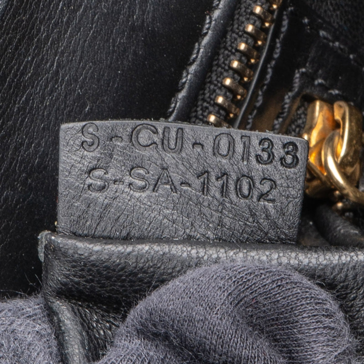 Céline Black Leather Luggage Handbag