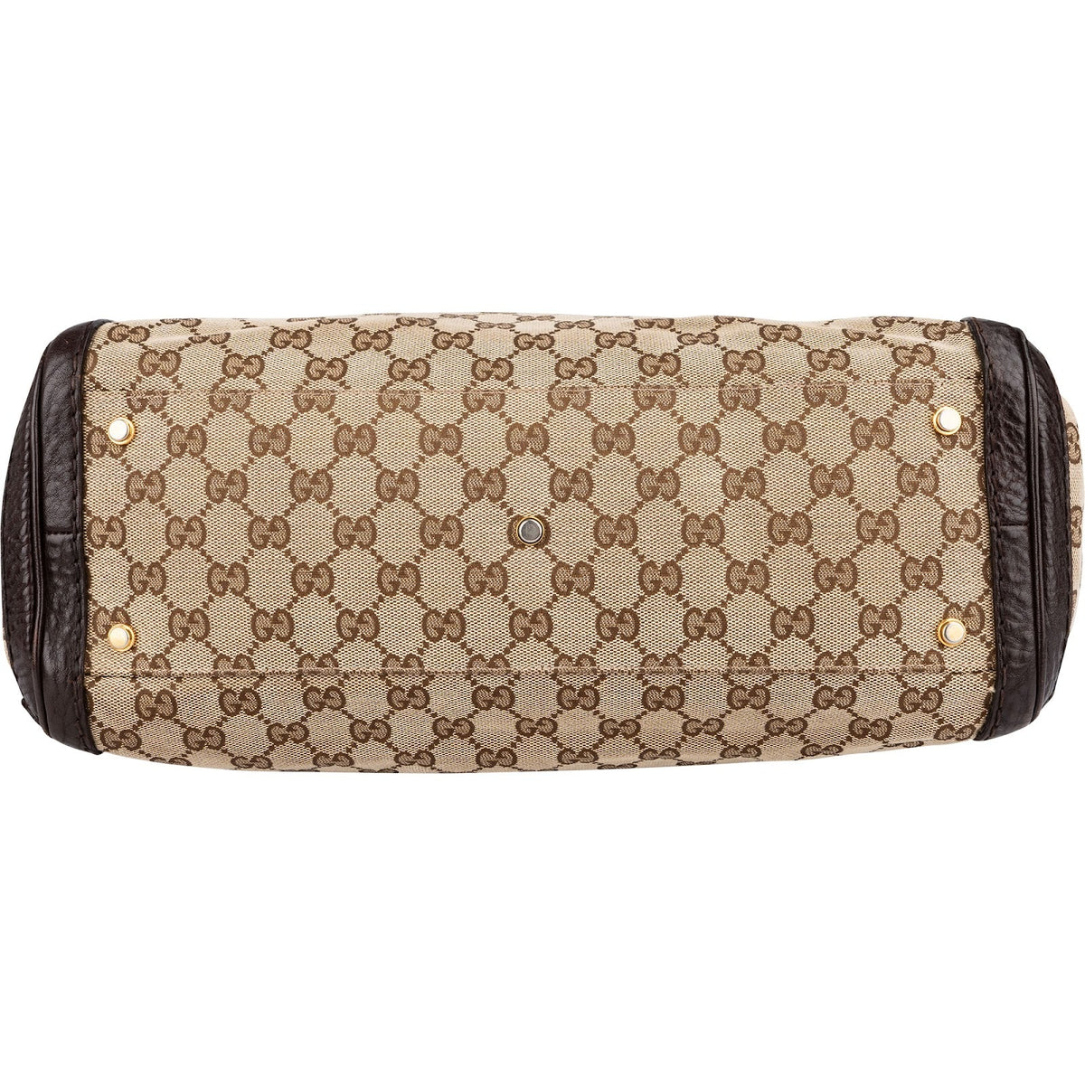 Gucci Monogram GG Canvas Leder Running Handtasche, Bild 7 von 12