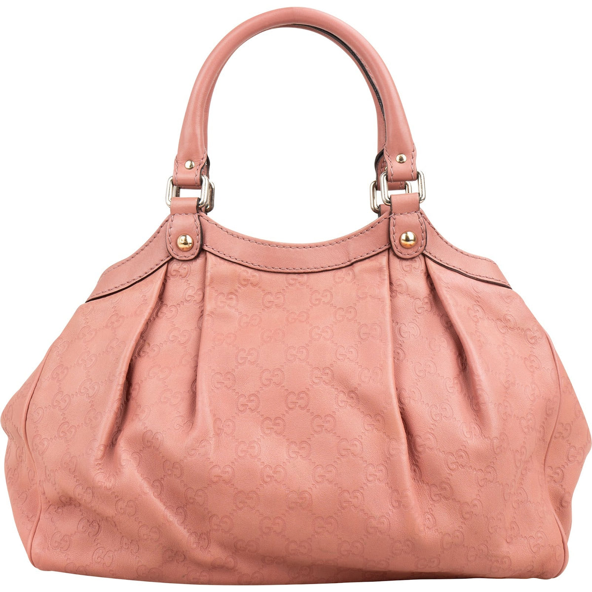 Gucci Rosa Guccissima Leder Sukey Handtasche, Bild 4 von 10