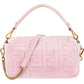 Fendi FF Embossed Wildleder Baguette Umhängetasche, Bild 5 von 12