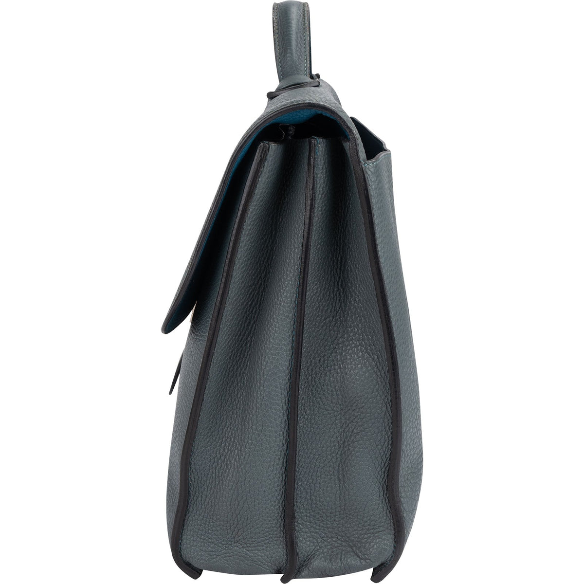 Bolso de negocios Hermès Sac à Dépêches en piel Togo color gris