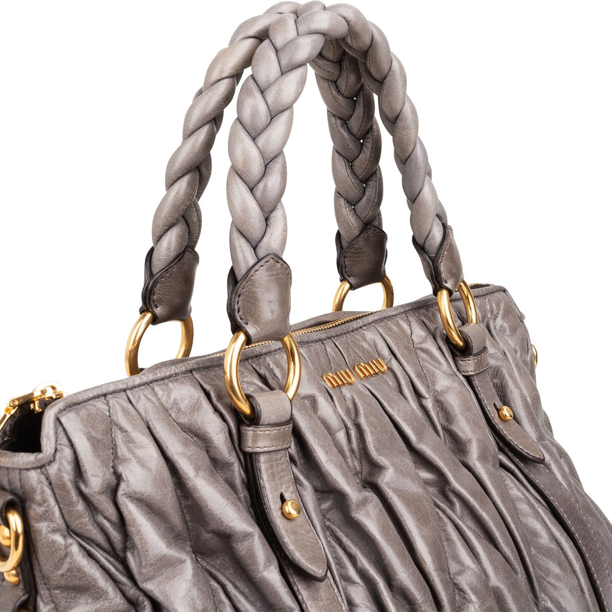 Miu Miu Coffer Hobo aus Matelassé-Vitello-Lux-Leder – Ansicht 3