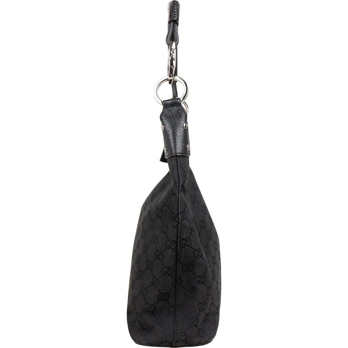 Gucci GG Canvas Ring Woven Handle Schultertasche, Bild 3 von 10