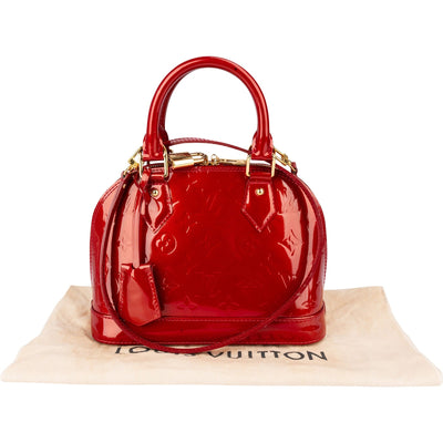 Louis Vuitton Monogram Vernis lederen Alma BB handtas