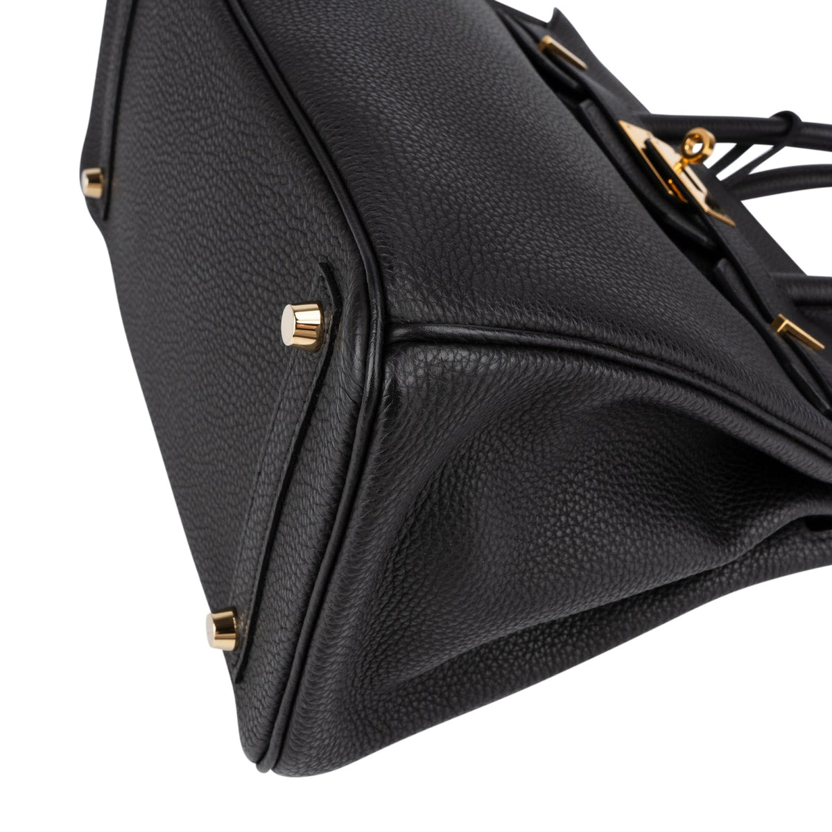 Borsa Hermès Birkin 30 in pelle Togo nera con hardware dorato (2015)