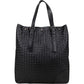 Bolso de hombro tipo tote Bottega Veneta Intrecciato de piel de napa en color agua