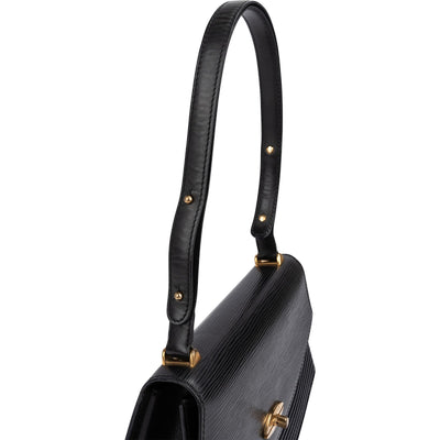 Louis Vuitton Noir Epi Leather Tilsitt Shoulder Bag