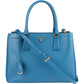 Prada Blue Saffiano Leather Galleria Handbag