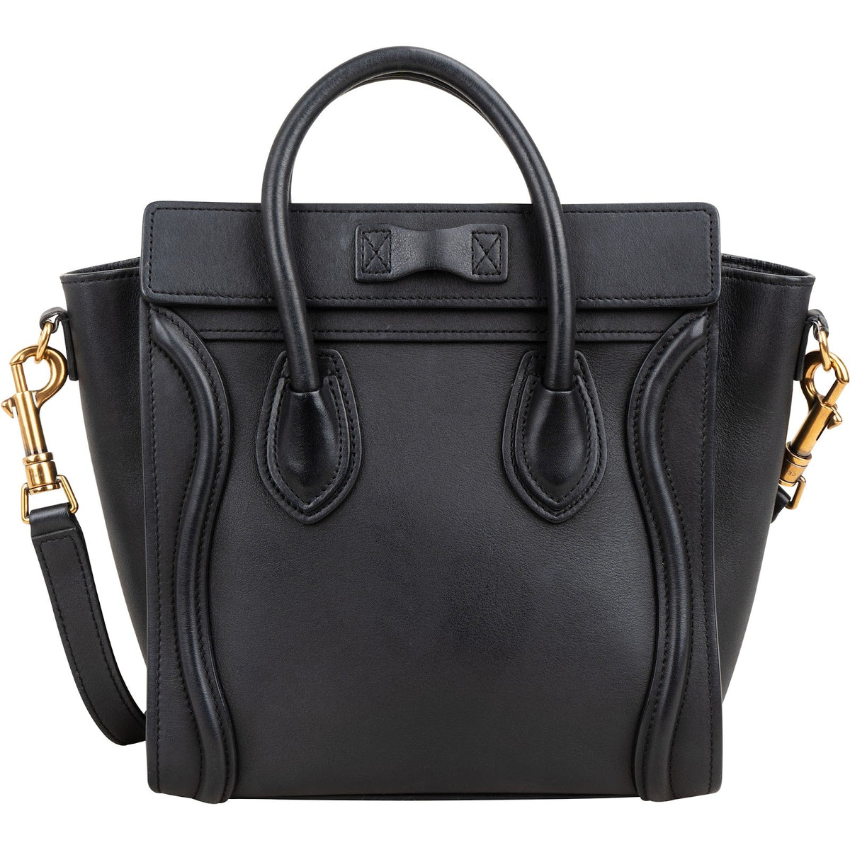 Celine Schwarz Kalbsleder Reisetasche, Bild 5 von 11