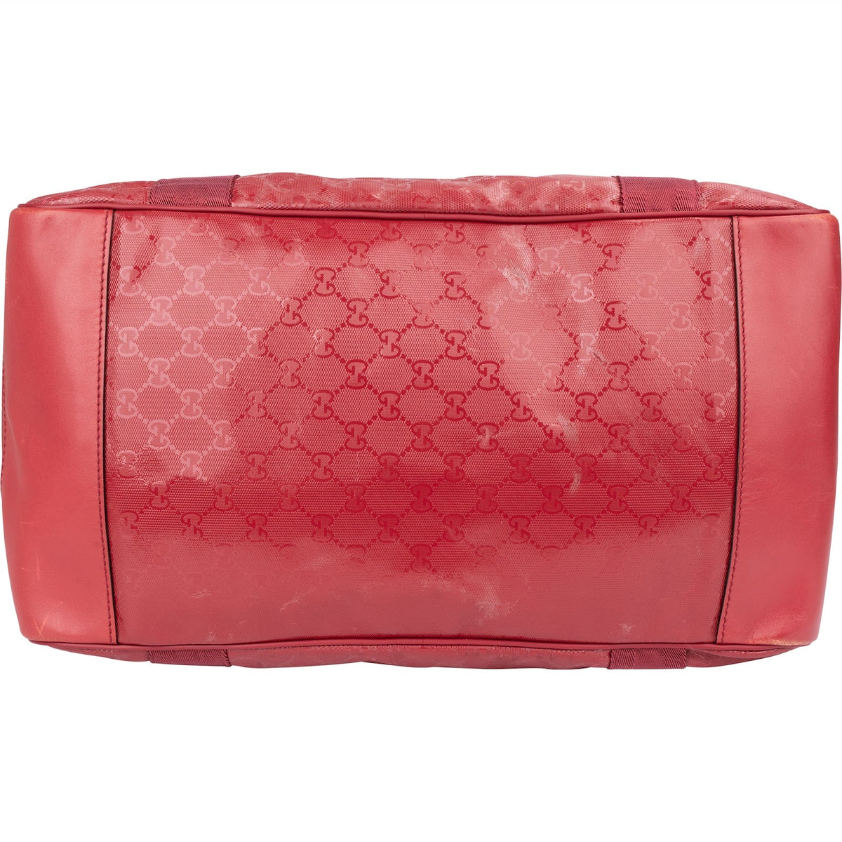Bolso de viaje Gucci Monogram GG Imprimé de lona revestida Joy Boston 40