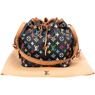 Louis Vuitton Monogram Murakami Multicolor Petit Noé Shoulder Bag
