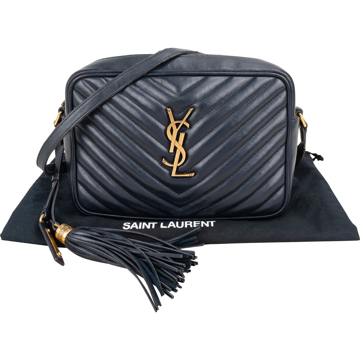 Saint Laurent Leder Lou Camera Umhängetasche, Bild 2 von 11