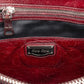 Miu Miu Vitello Lux Shine Leather Tote Buckle Handbag