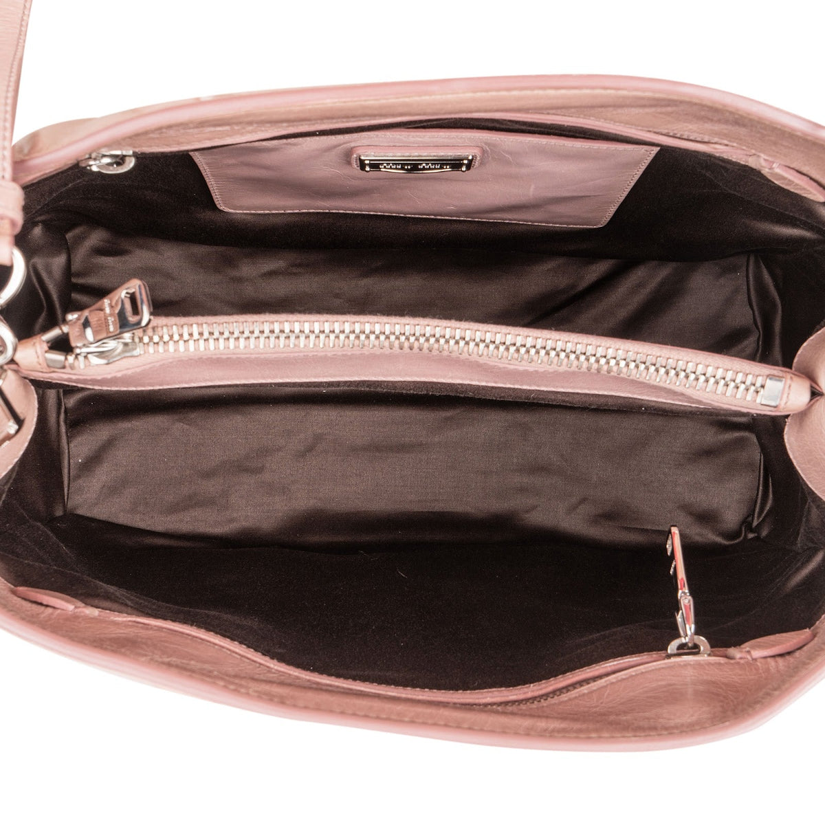 Bolso tote satchel de piel Miu Miu Vitello Lux Shine