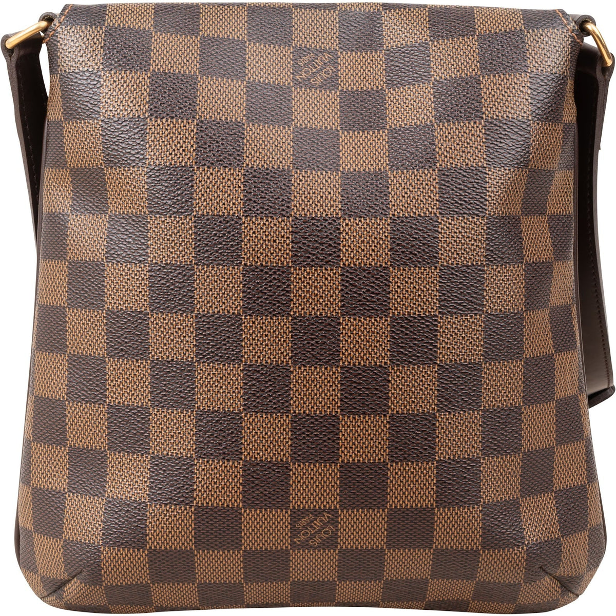 Sac bandoulière Louis Vuitton Musette Salsa PM en toile Monogram Damier Ébène