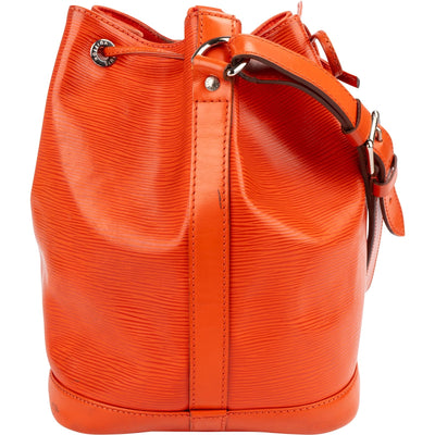 Louis Vuitton Orange Epi Leather NM Sac Noe Petit Shoulder Bag