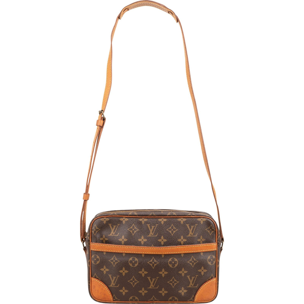 Sac bandoulière Louis Vuitton Trocadéro 27 en toile Monogram