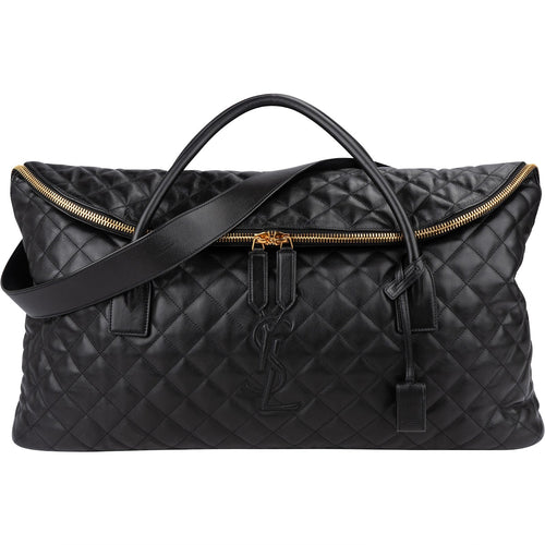 Saint Laurent Quilted Lambskin ES Giant Travel Bag